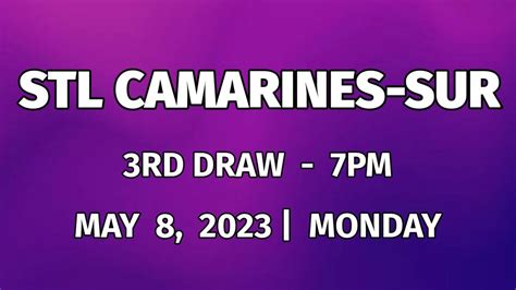 stl camsur result today 7pm|STL RESULT CAM SUR♡ .
